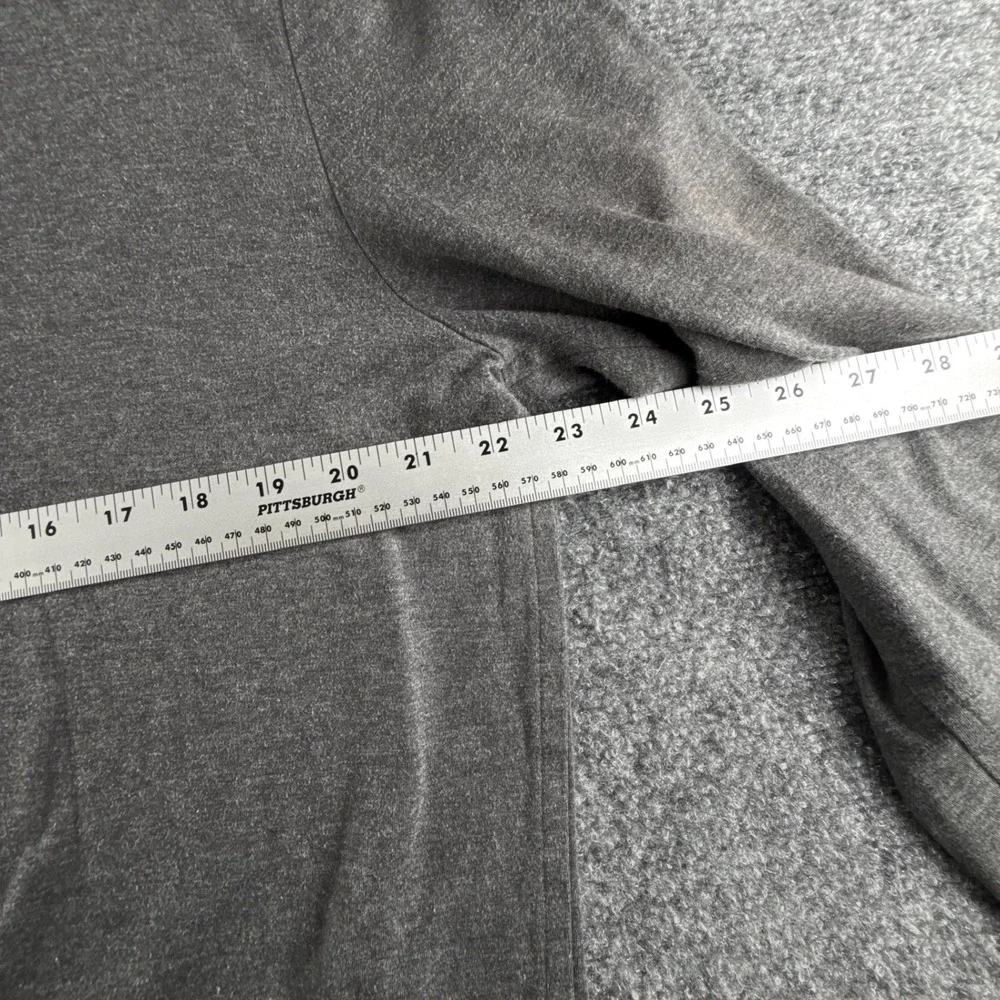 Banana Republic Luxury Touch Performance Quarter Zip Pullover Gray Mens Large